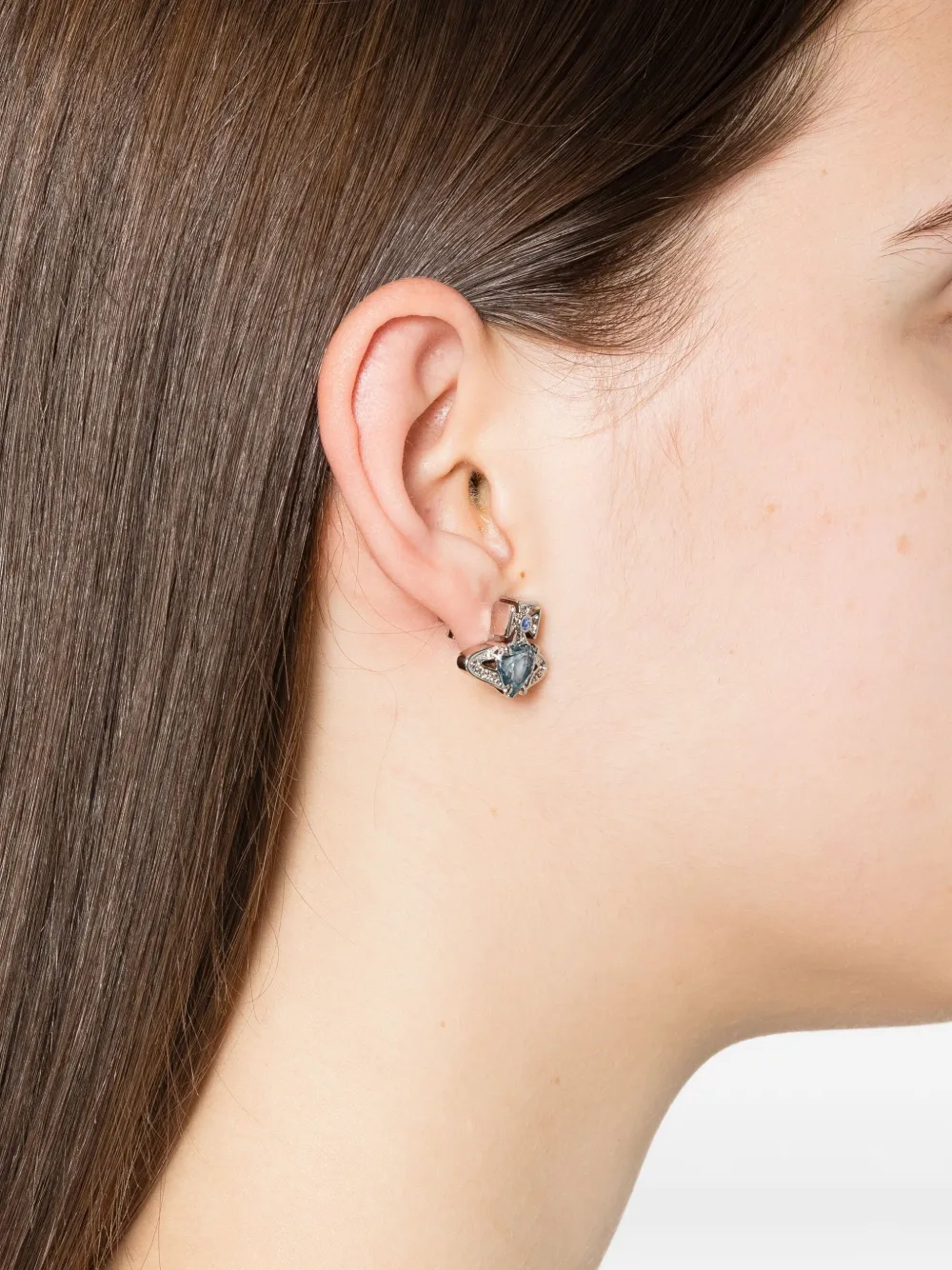 Vivienne Westwood heart-shaped-stone earrings | Image 2