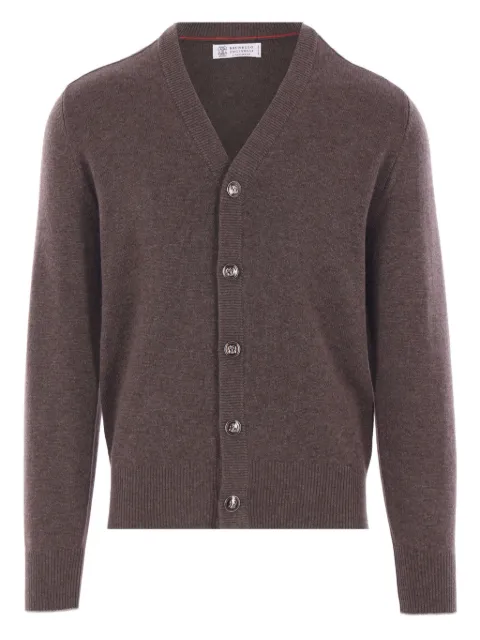 Brunello Cucinelli button-front ribbed cardigan