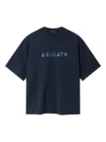 Axel Arigato Annotate graphic-print T-shirt - Blue