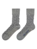 Axel Arigato cable-knit socks - Blue