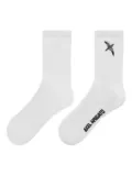Axel Arigato motif-embroidered socks - White