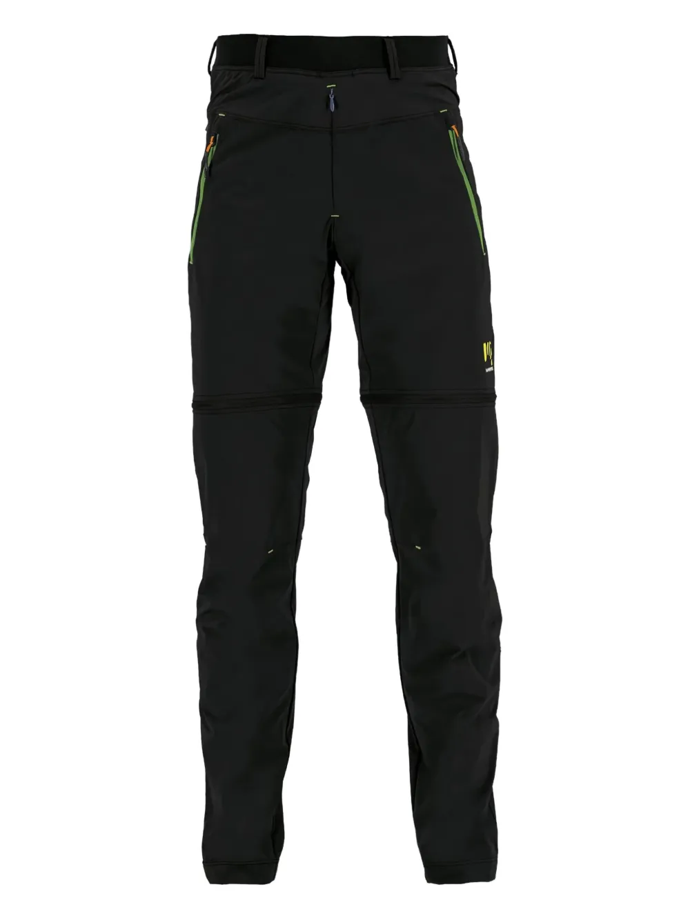 zip-fastening convertible trousers