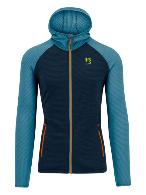 KARPOS Ambrizzola textured hooded zip-up jacket