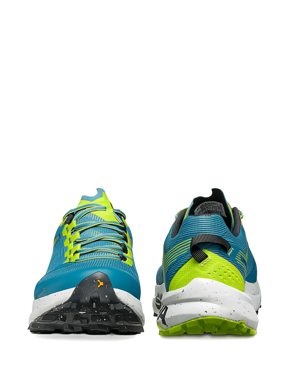 SCARPA lace-up speckled sole sneakers Blue