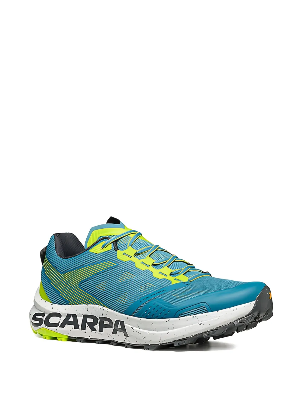 SCARPA lace-up speckled sole sneakers Blue