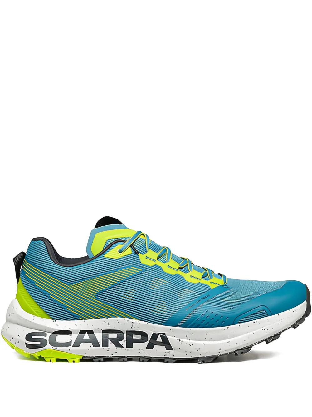 SCARPA lace-up speckled sole sneakers Blue