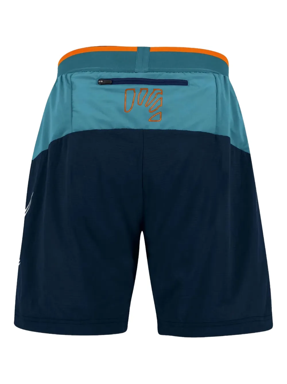 KARPOS Shorts met vlakken Blauw