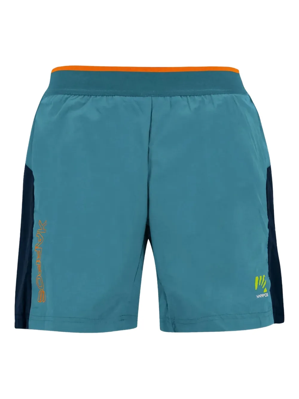 KARPOS Shorts met vlakken Blauw