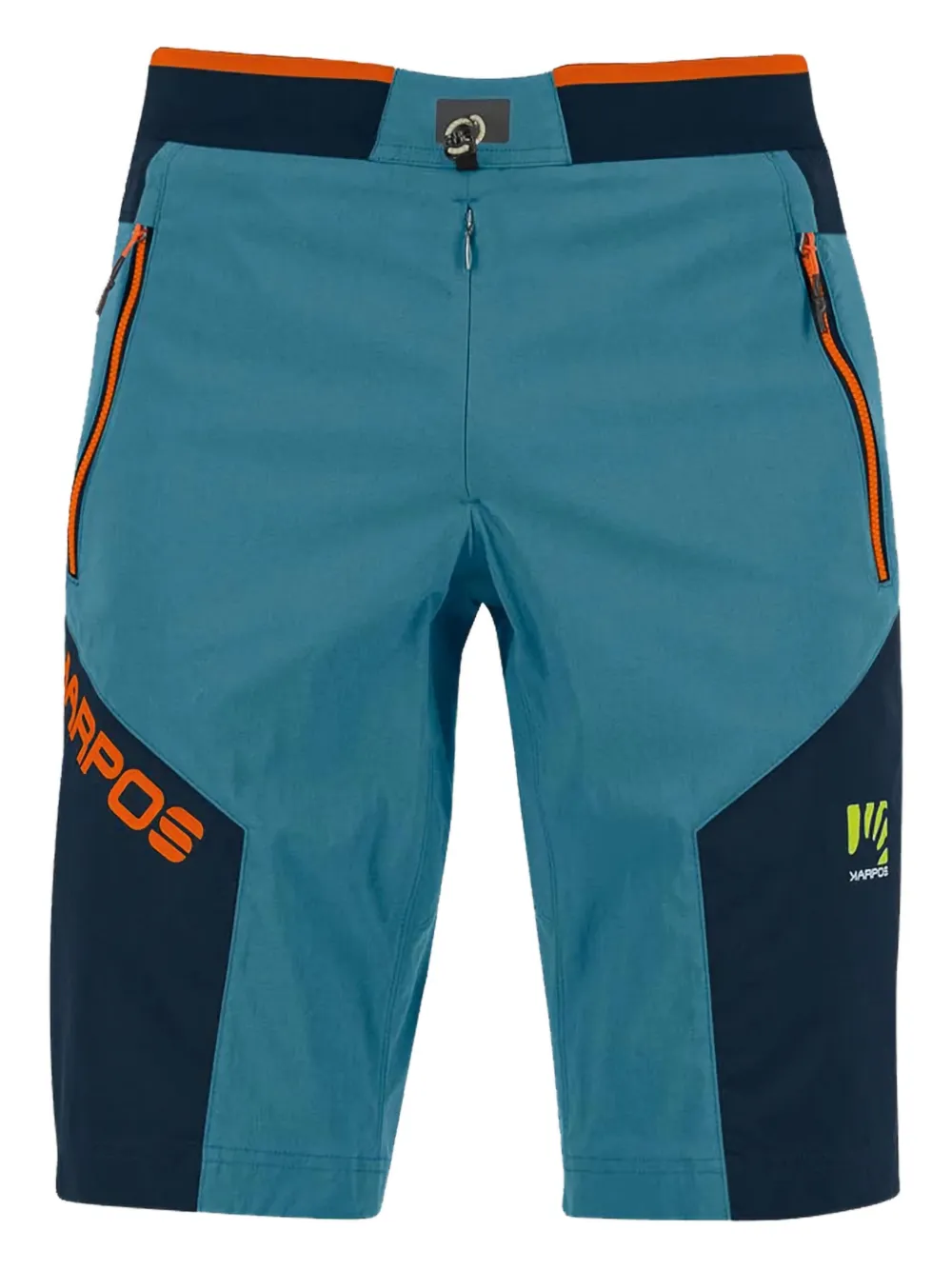 KARPOS colour-blocked panelled shorts - ブルー KARPOS colour-blocked panelled shorts - ブルー