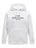 Peak Performance logo-embroidered hoodie - White