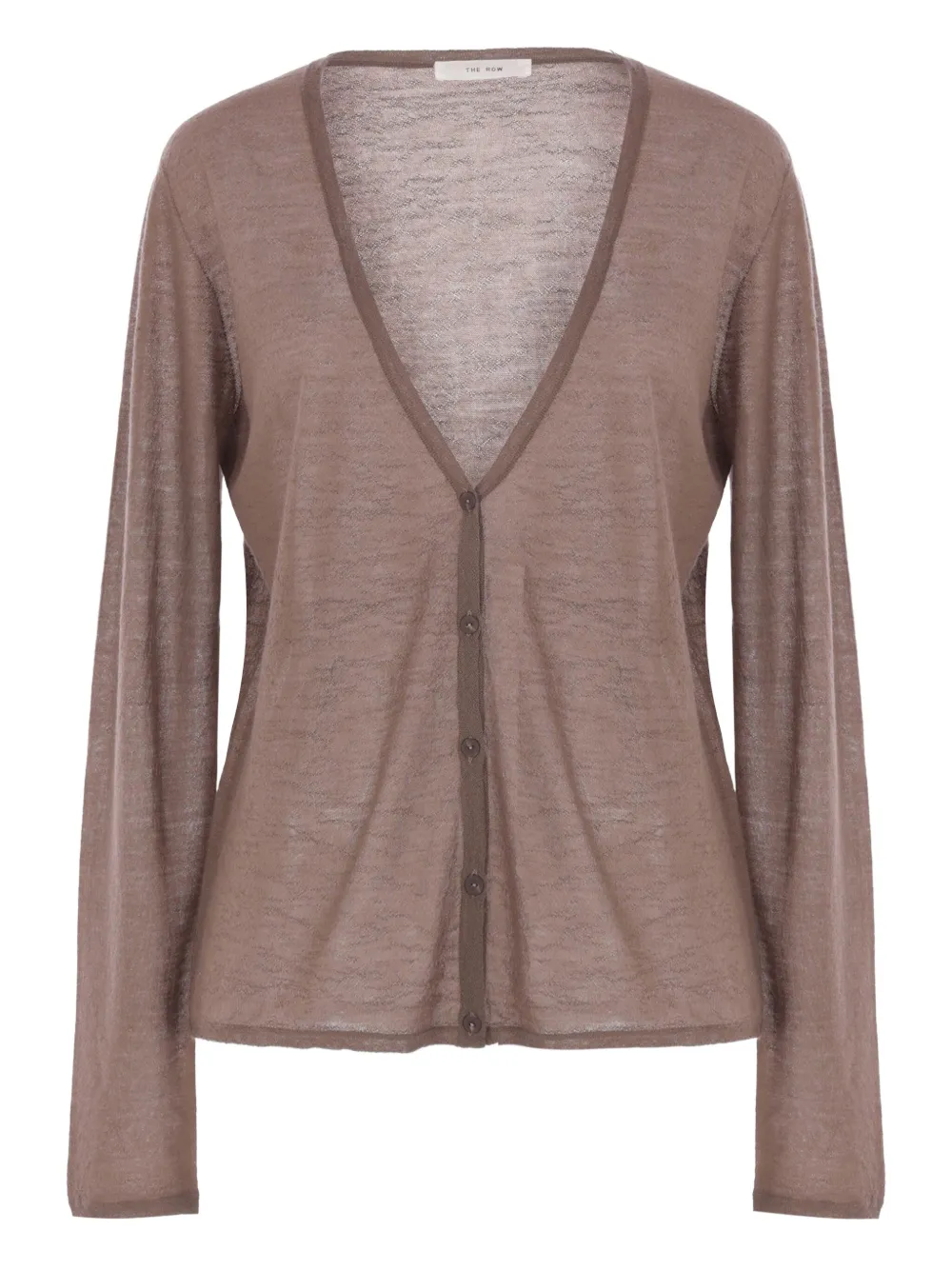 The Row Kasem kasjmier vest Bruin