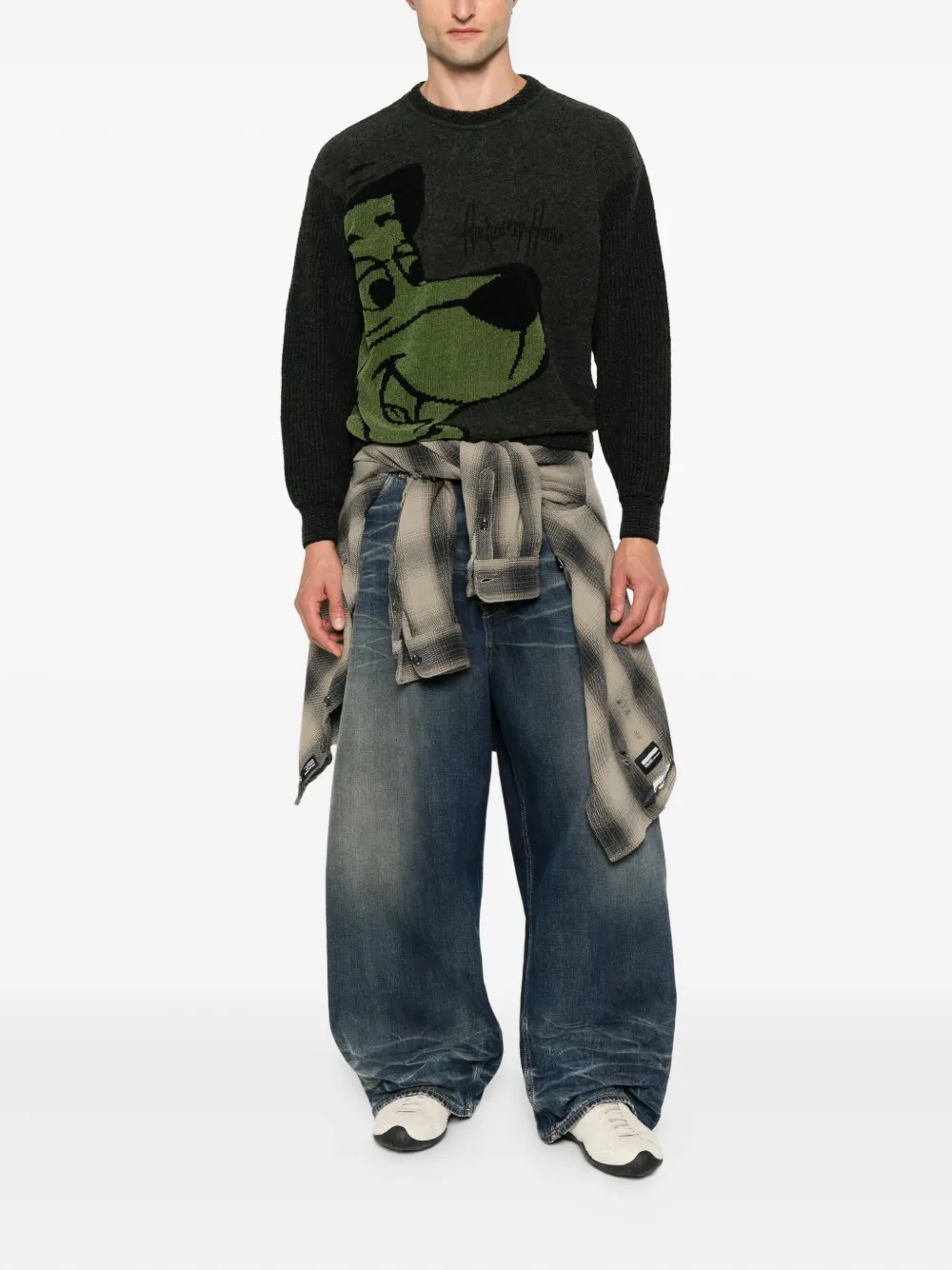 JC de Castelbajac Pre-Owned 1980s intarsia-knit sweater | Sweatshirts | Image 2