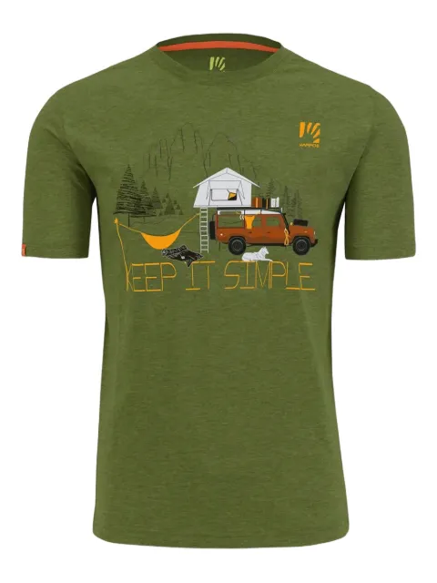 KARPOS camping-print T-shirt