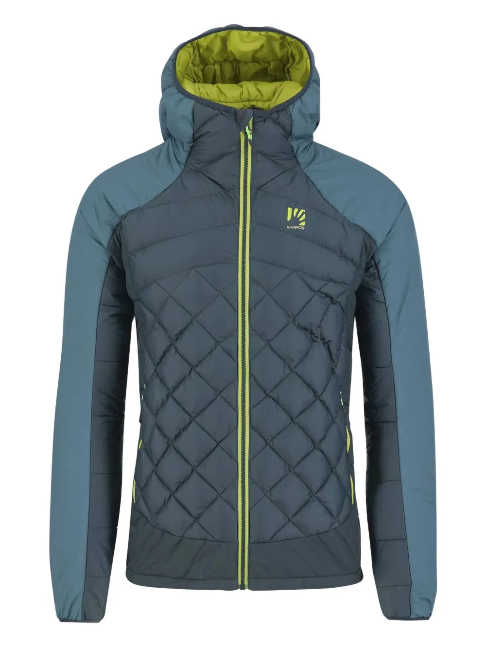 KARPOS quilted hooded jacket | Blue | Image 1