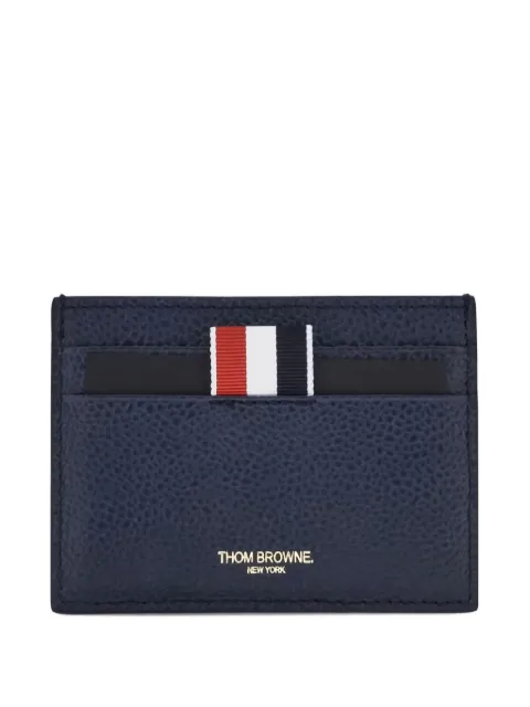 Thom Browne four-bar stripe cardholder