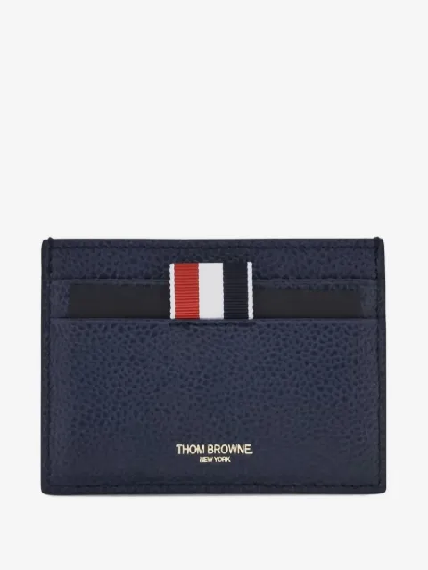 Thom Browne four-bar stripe cardholder