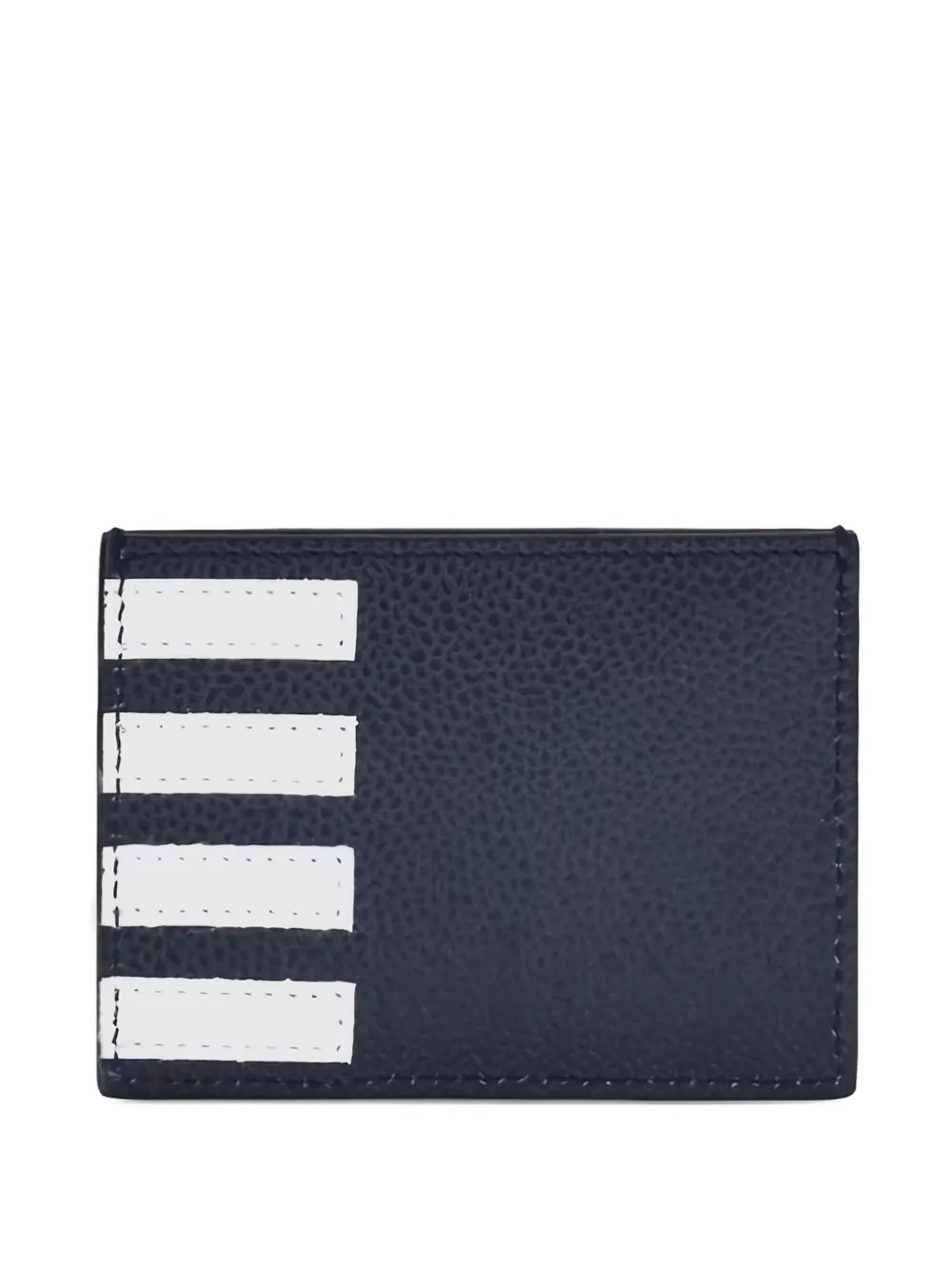 Thom Browne four-bar stripe cardholder Blauw