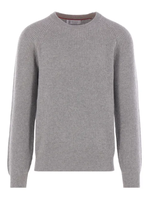 Brunello Cucinelli ribbed crew-neck sweater