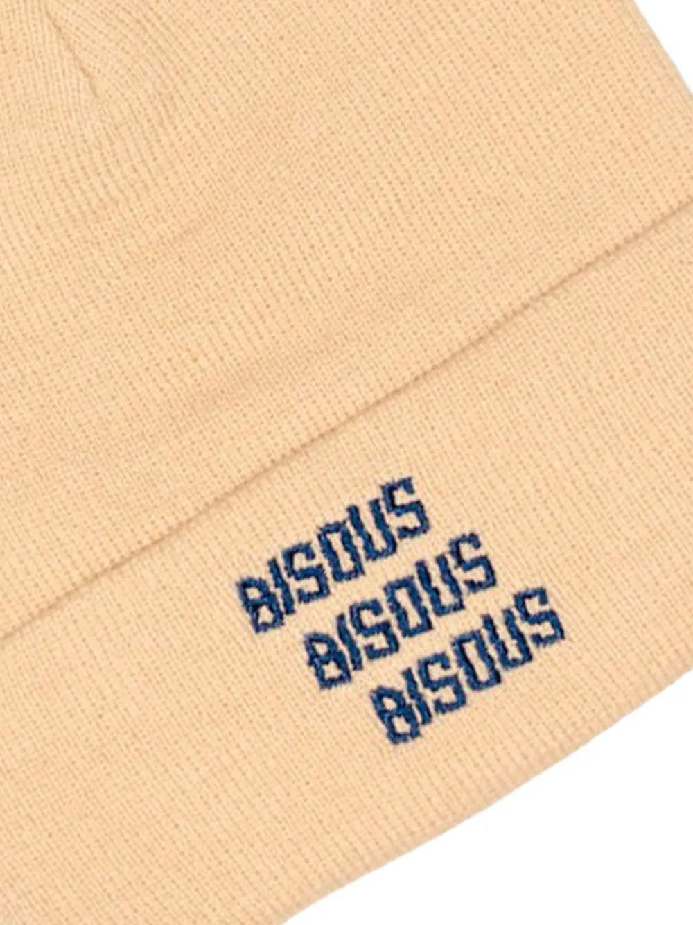 Bisous Skateboards Muts met geborduurd logo - Beige