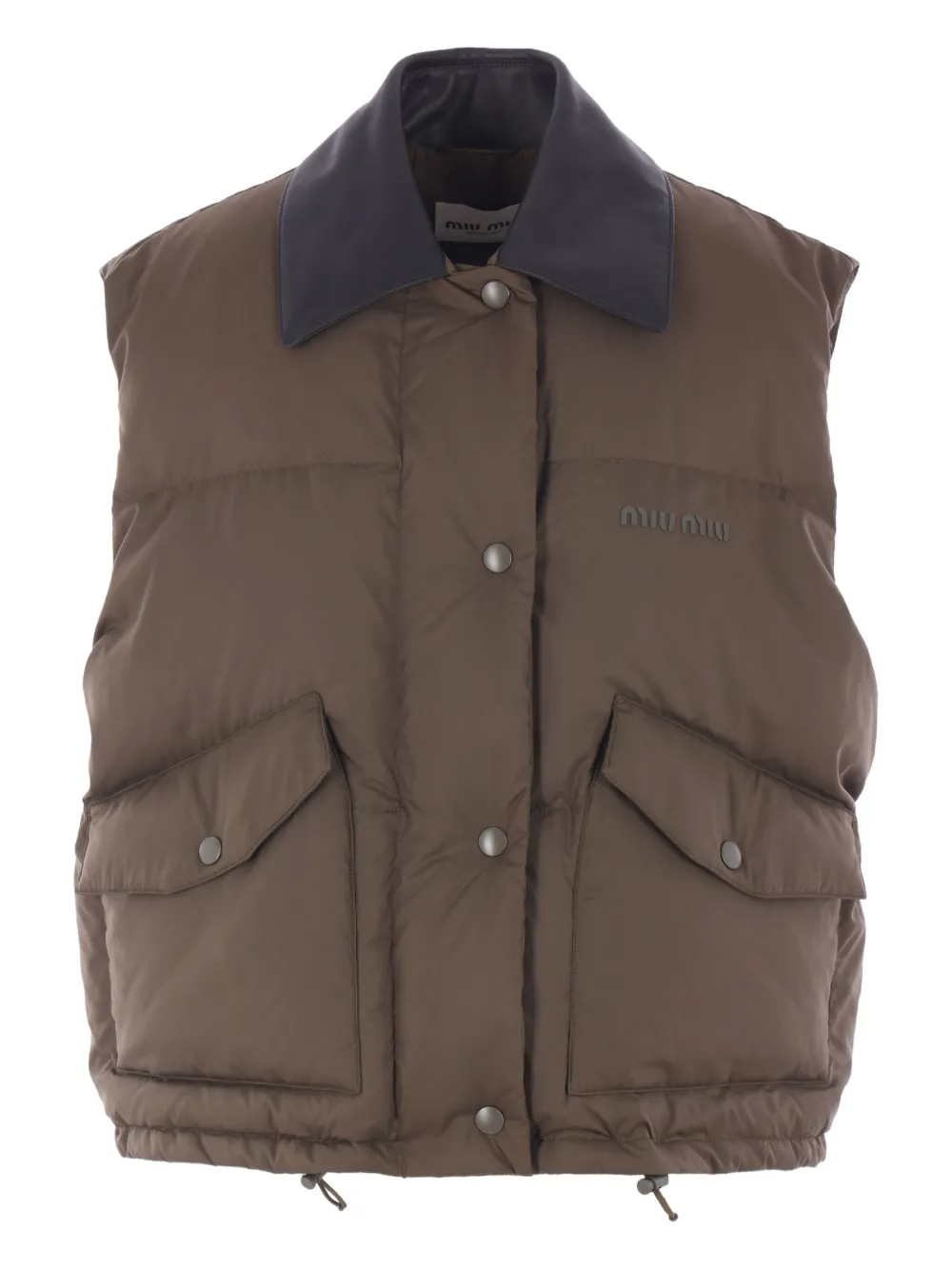 Miu Gewatteerde bodywarmer Groen