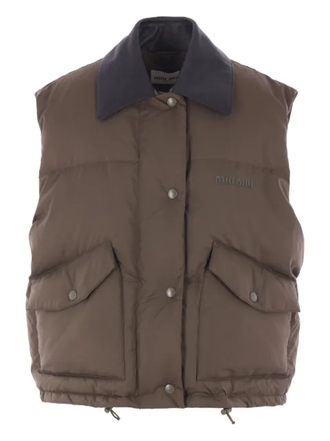 Miu Miu quiltet vest