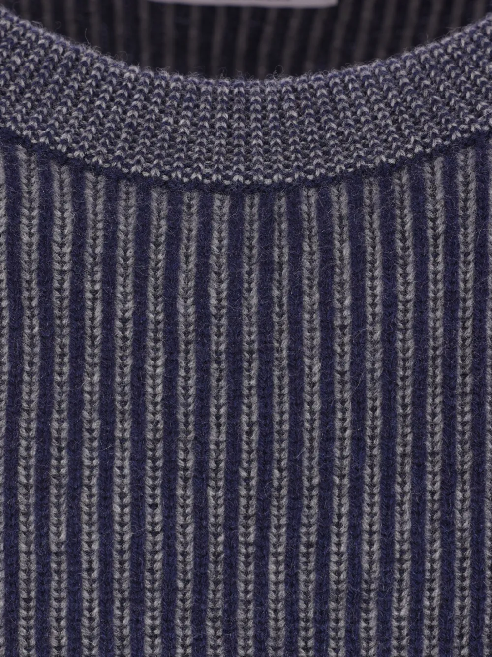 Brunello Cucinelli Geribbelde trui met raglan mouwen Blauw