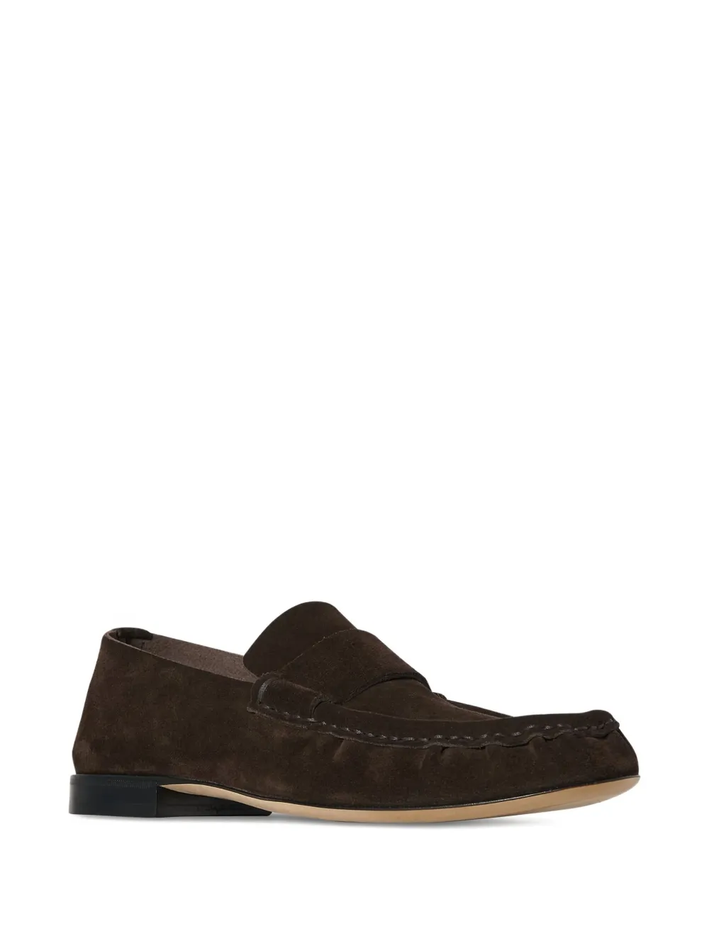 The Row suede loafers - Bruin