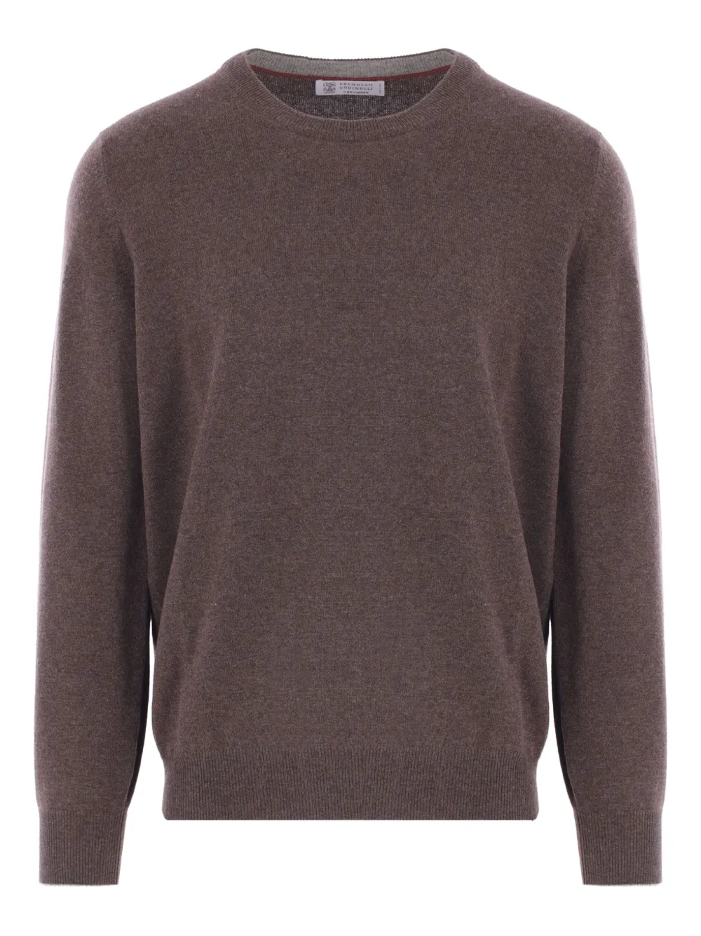Brunello Cucinelli round-neck cashmere sweater Bruin