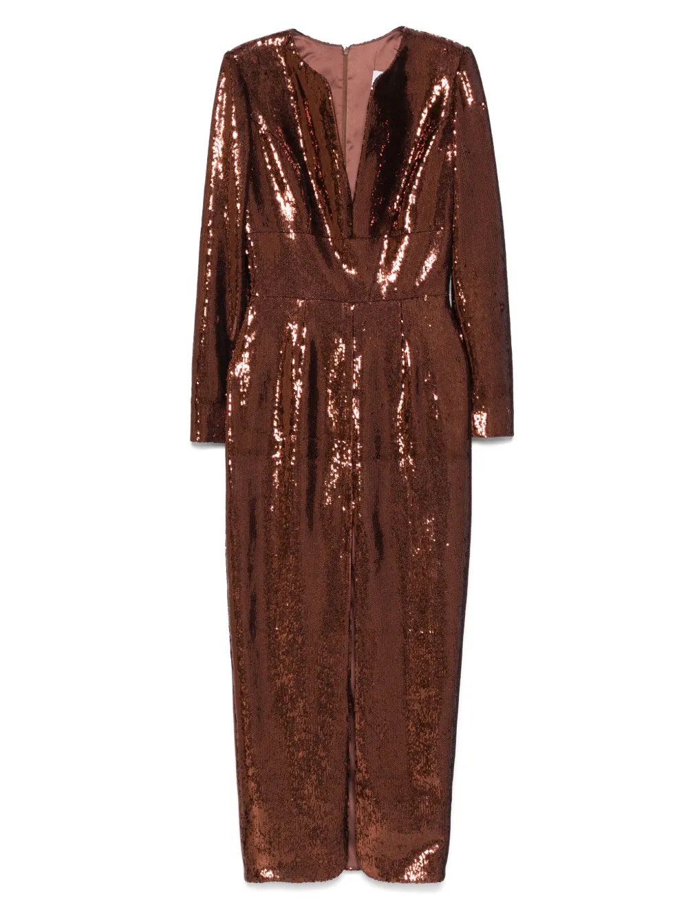 SILK LOVE & LACE Ivona jurk Bruin