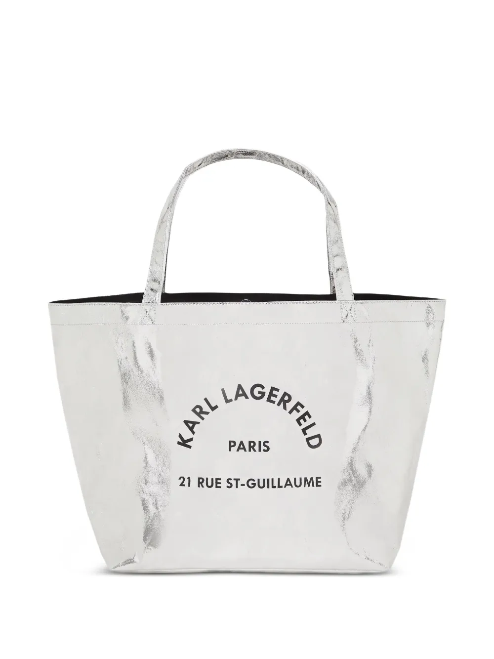 Karl Lagerfeld large Rue St-Guillaume tote bag | Grey | Image 1