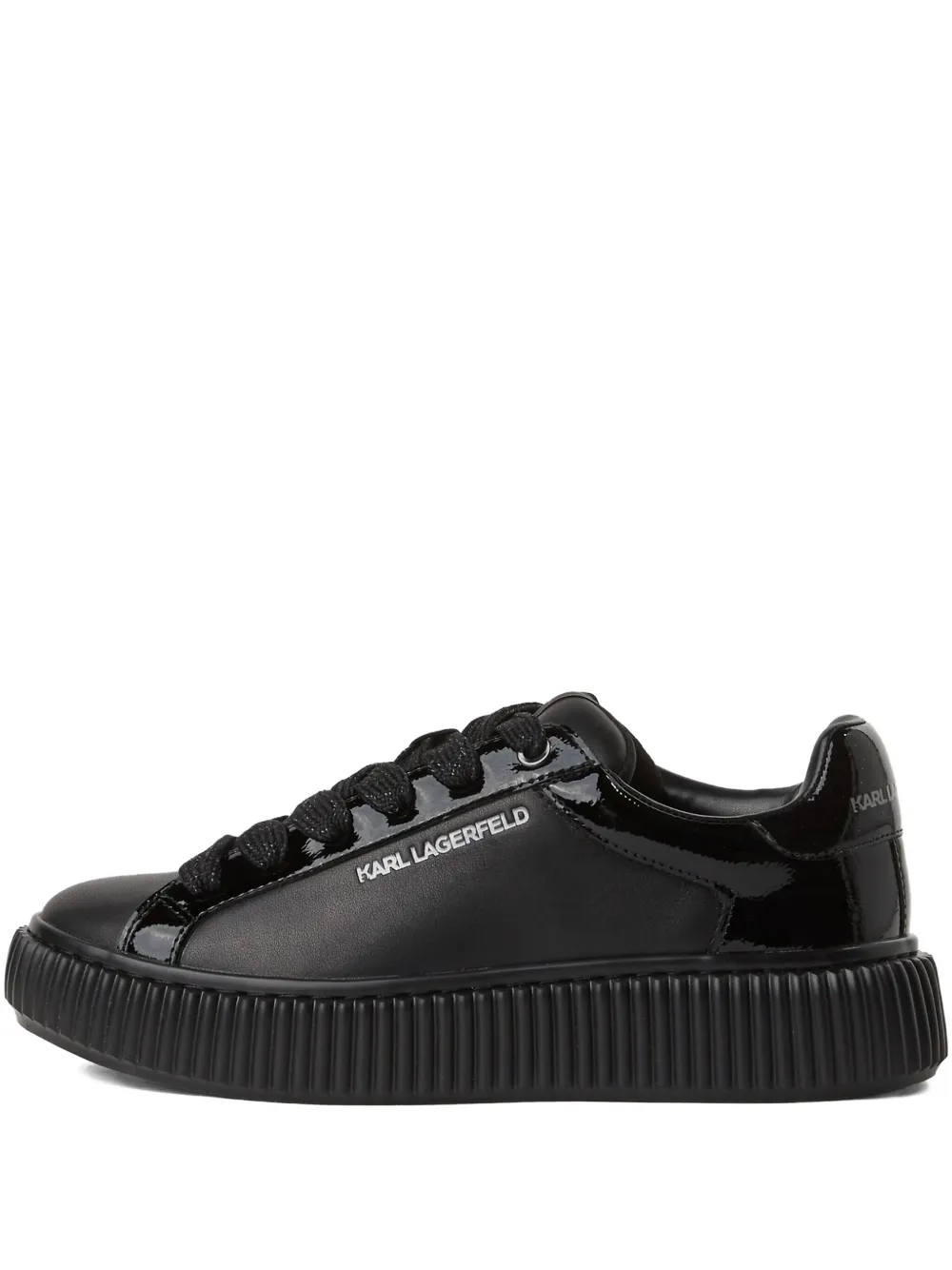 Karl Lagerfeld Sneakers met plateauzool Zwart