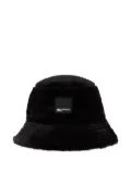 Karl Lagerfeld Jeans faux-fur bucket hat - Black