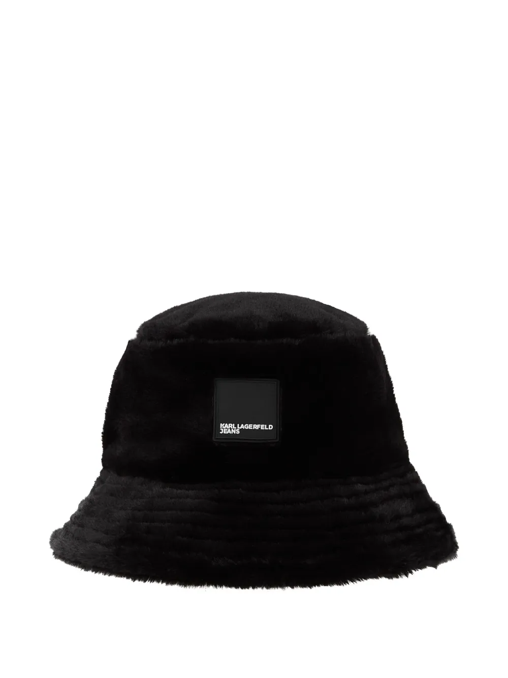 Karl Lagerfeld Jeans bob en fourrure artificielle | noir | Image 1