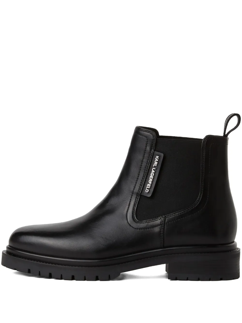 Karl Lagerfeld elastic-gore Chelsea boots Black