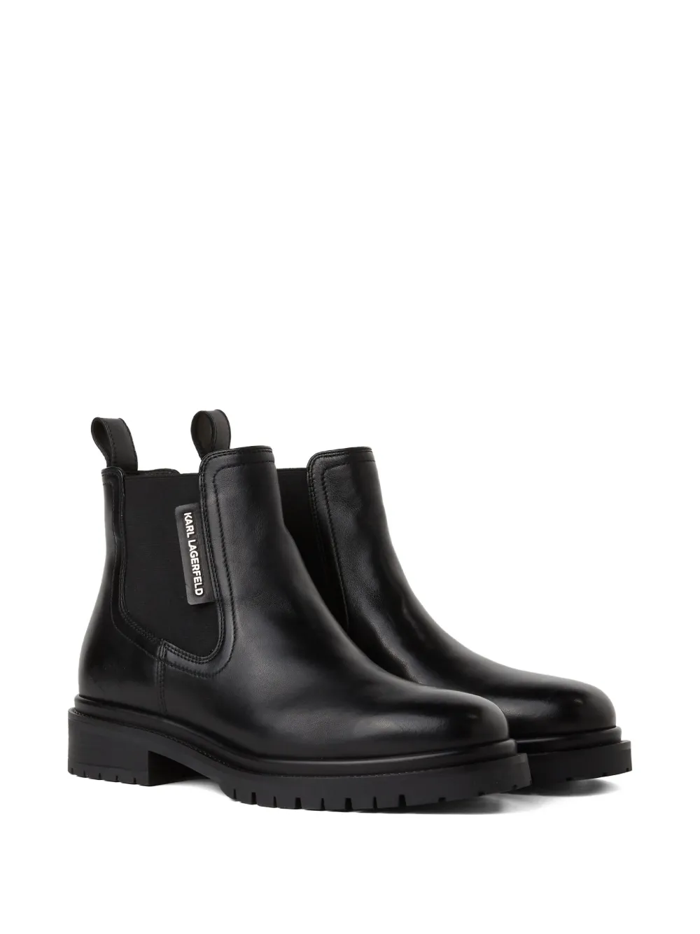 Karl Lagerfeld elastic-gore Chelsea boots Black