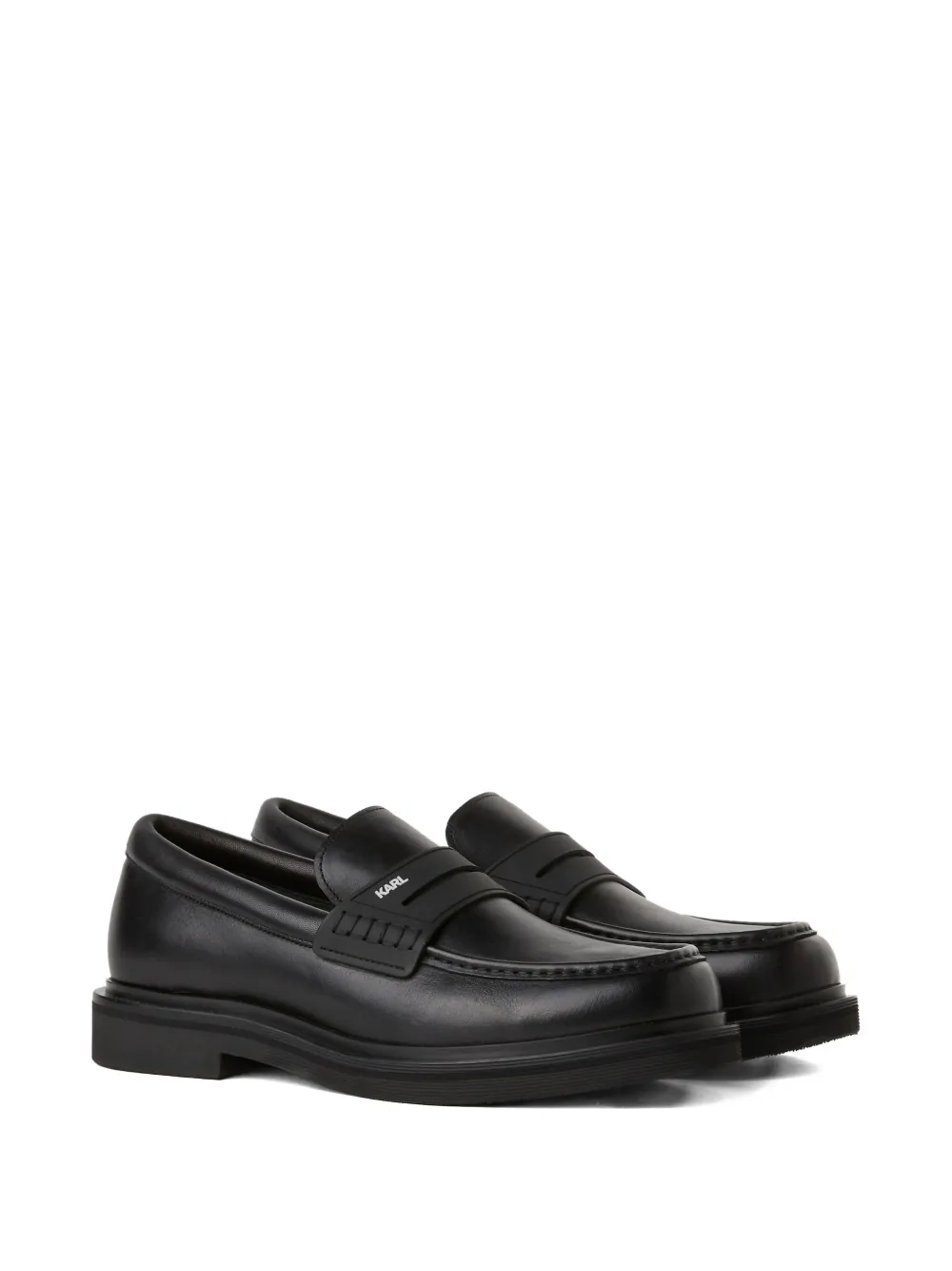 Karl Lagerfeld Kingston Saddle loafers - Zwart
