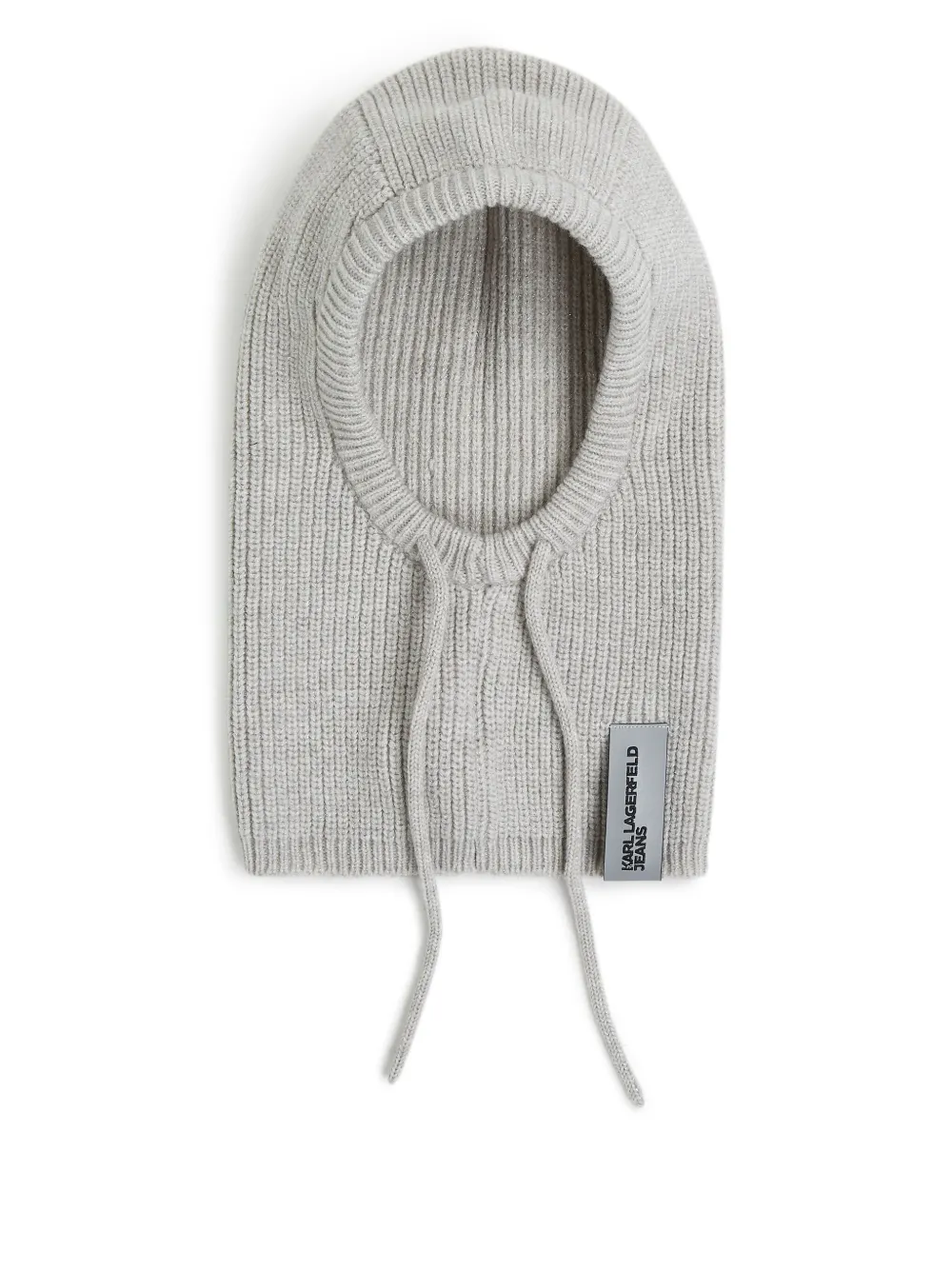 Karl Lagerfeld Jeans リブ バラクラバ - グレー Karl Lagerfeld Jeans リブ バラクラバ - グレー