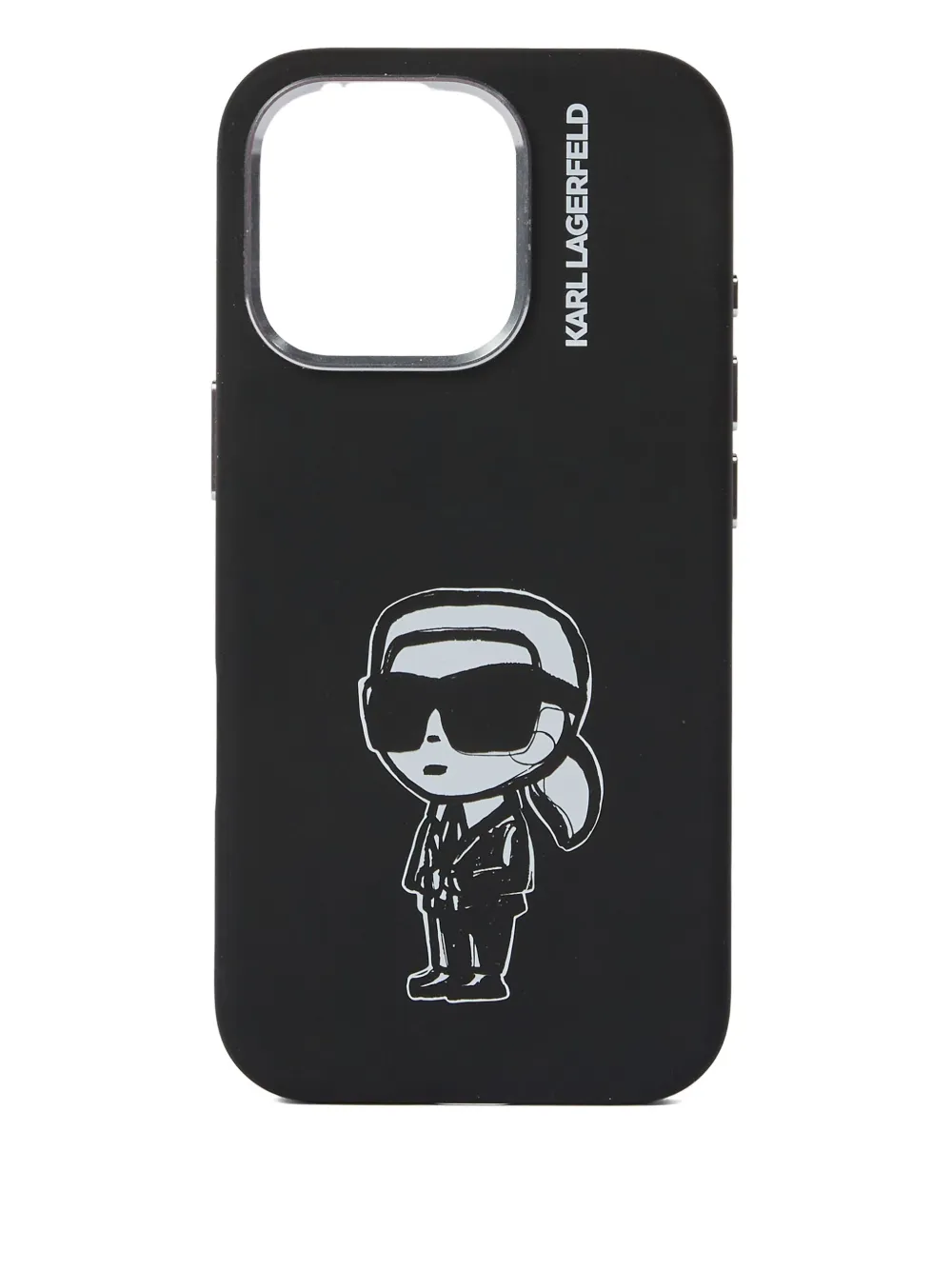 Karl Lagerfeld Ikon Karl-sketch iPhone 16 pro case | Black | Image 1