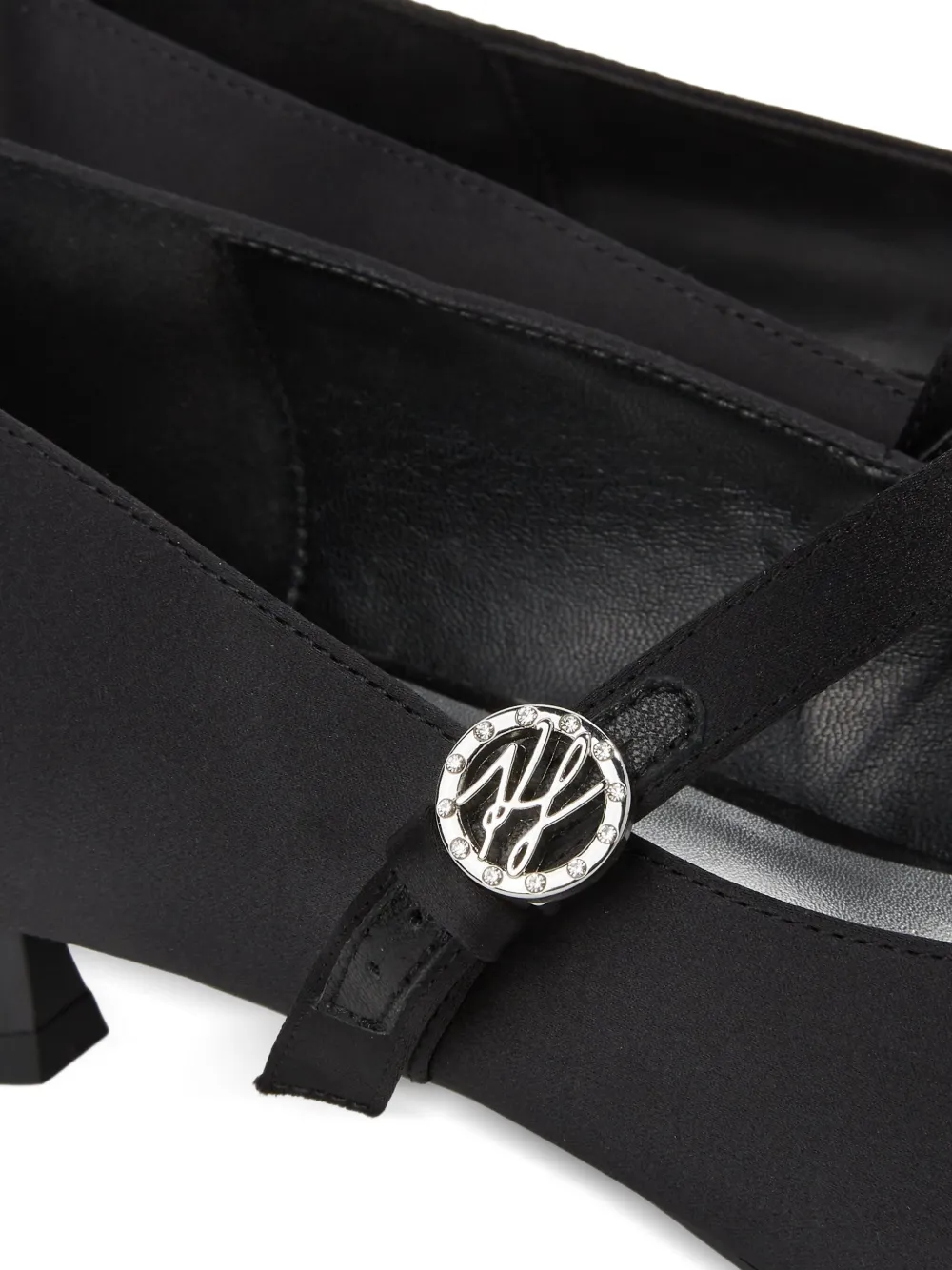 Karl Lagerfeld 30 mm Pasha pumps Zwart