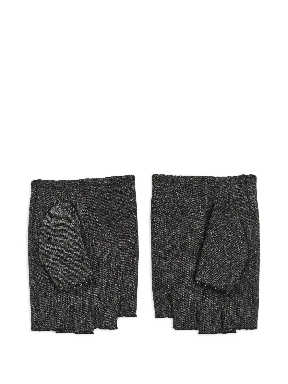 Karl Lagerfeld Jeans Denim vingerloze handschoenen Zwart