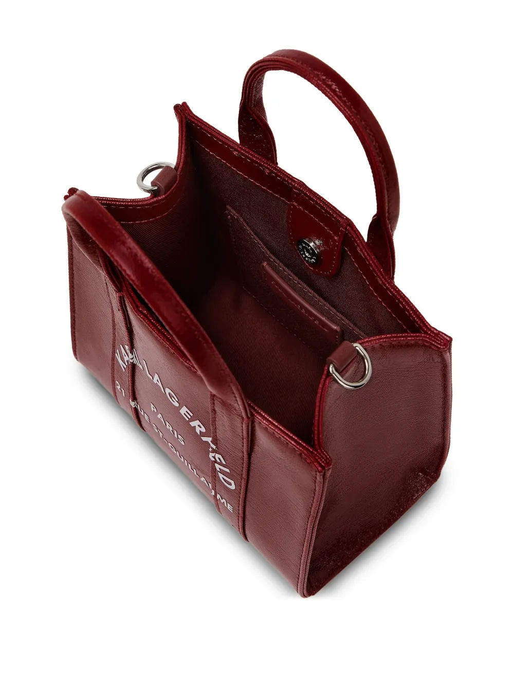 Karl Lagerfeld Rue St-Guillaume mini-shopper Rood