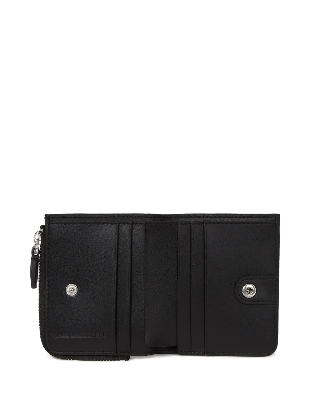 Karl Lagerfeld Ikon portemonnee met rits Zwart