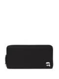 Karl Lagerfeld pebble zip-around wallet - Black