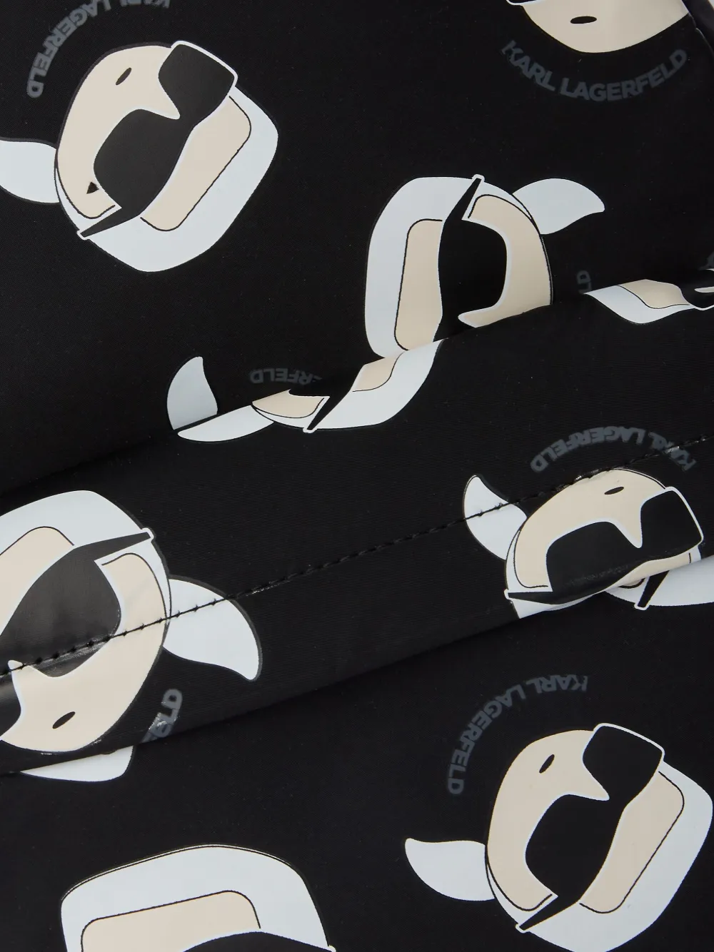 Karl Lagerfeld Kids Rugzak met print Zwart
