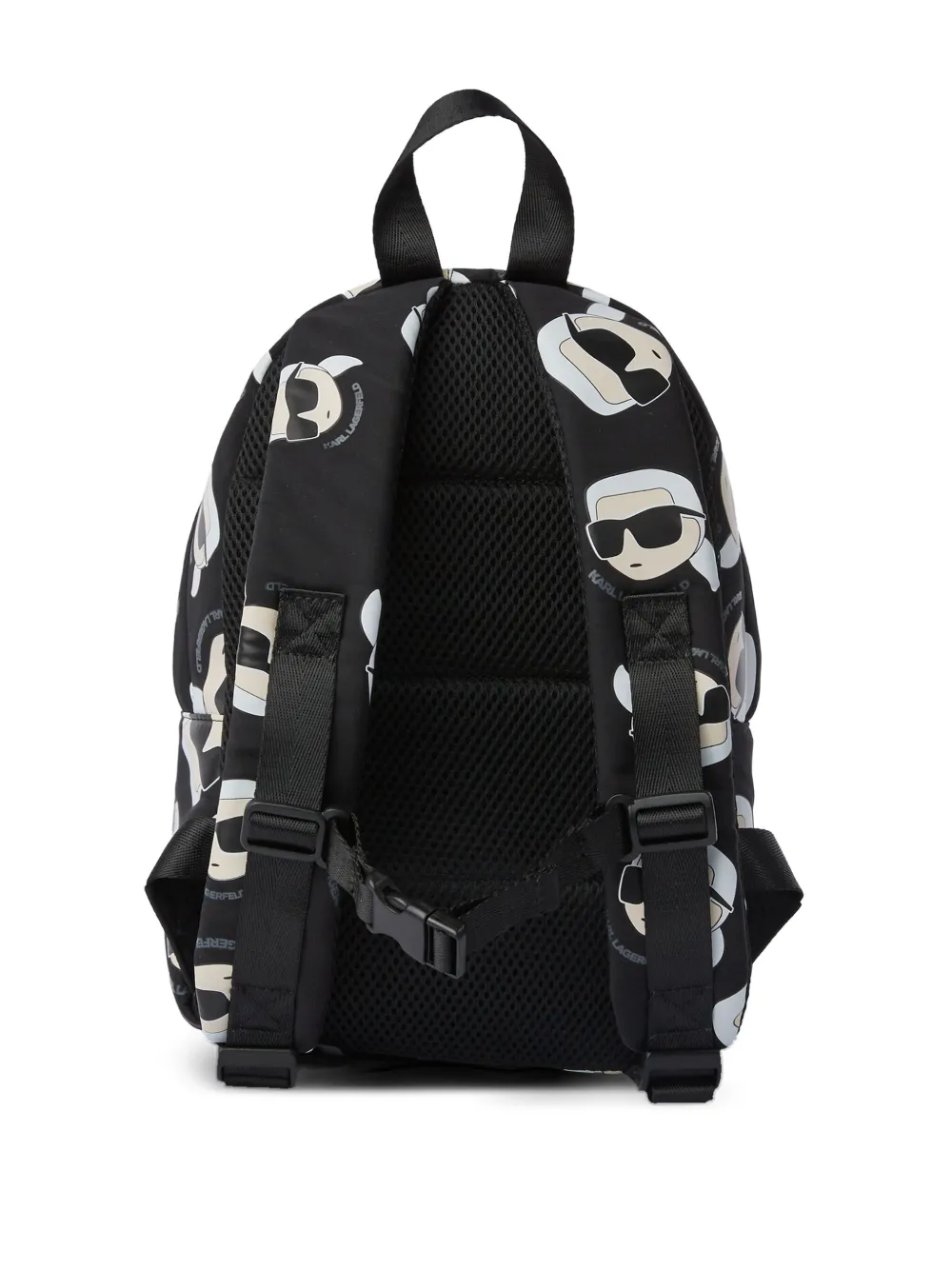 Karl Lagerfeld Kids Rugzak met print - Zwart