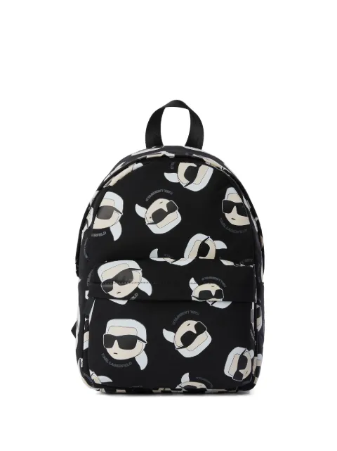 Karl Lagerfeld Kids all-over print backpack