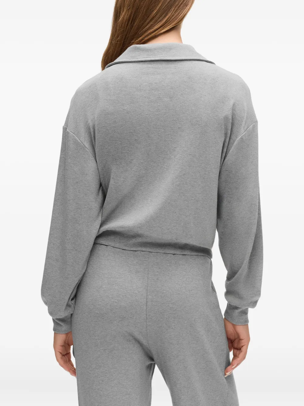 Karl Lagerfeld Top met rits Grijs