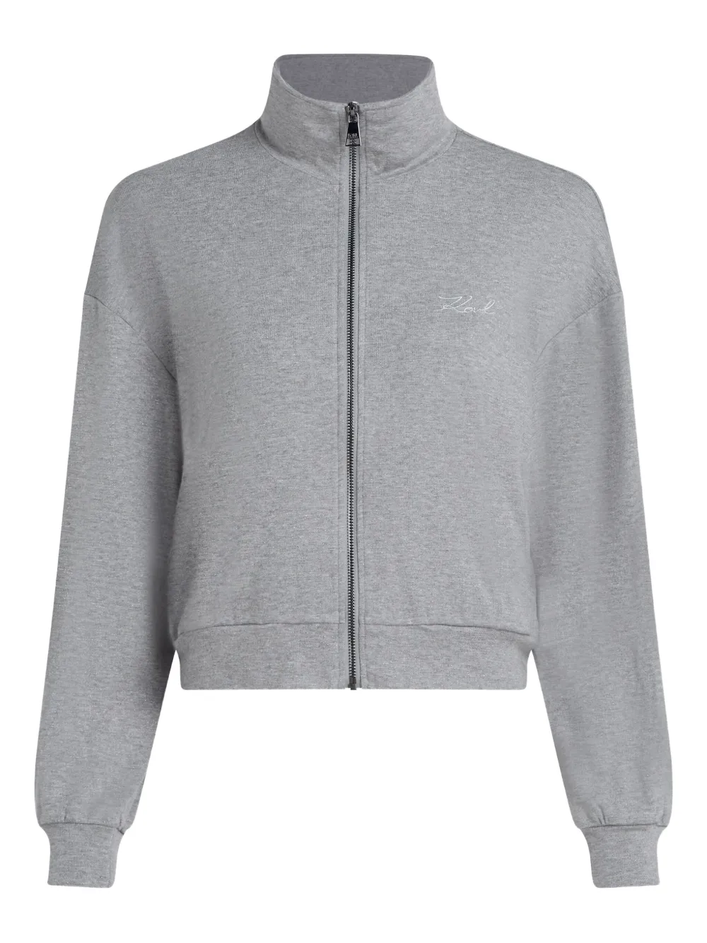 Karl Lagerfeld top con cierre | gris | Image 1