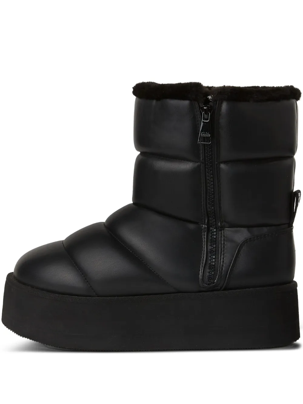 Karl Lagerfeld Jeans bottines zippées à design matelassé | noir | Image 1