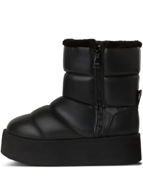 Karl Lagerfeld Jeans bottines zippées à design matelassé